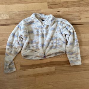 pacsun sherpa quarter zip